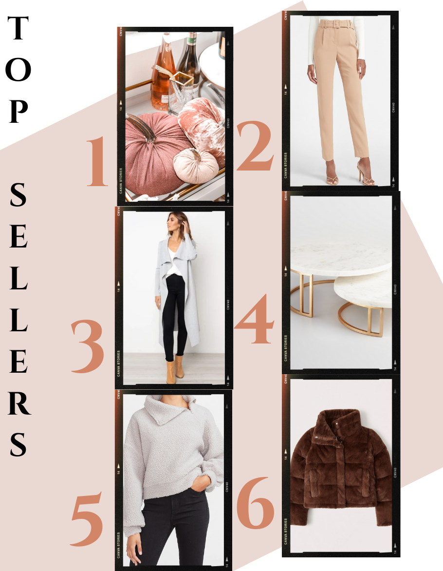 Sunday Six // Top Sellers of the Week