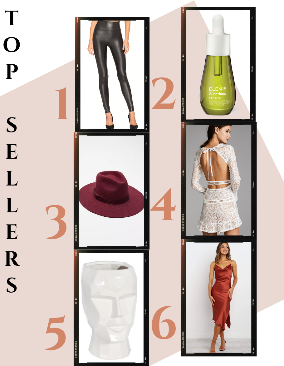 Sunday Six // Top Sellers of the Week